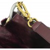 Fox Fur Shoulder Bag with Leather (Helena)